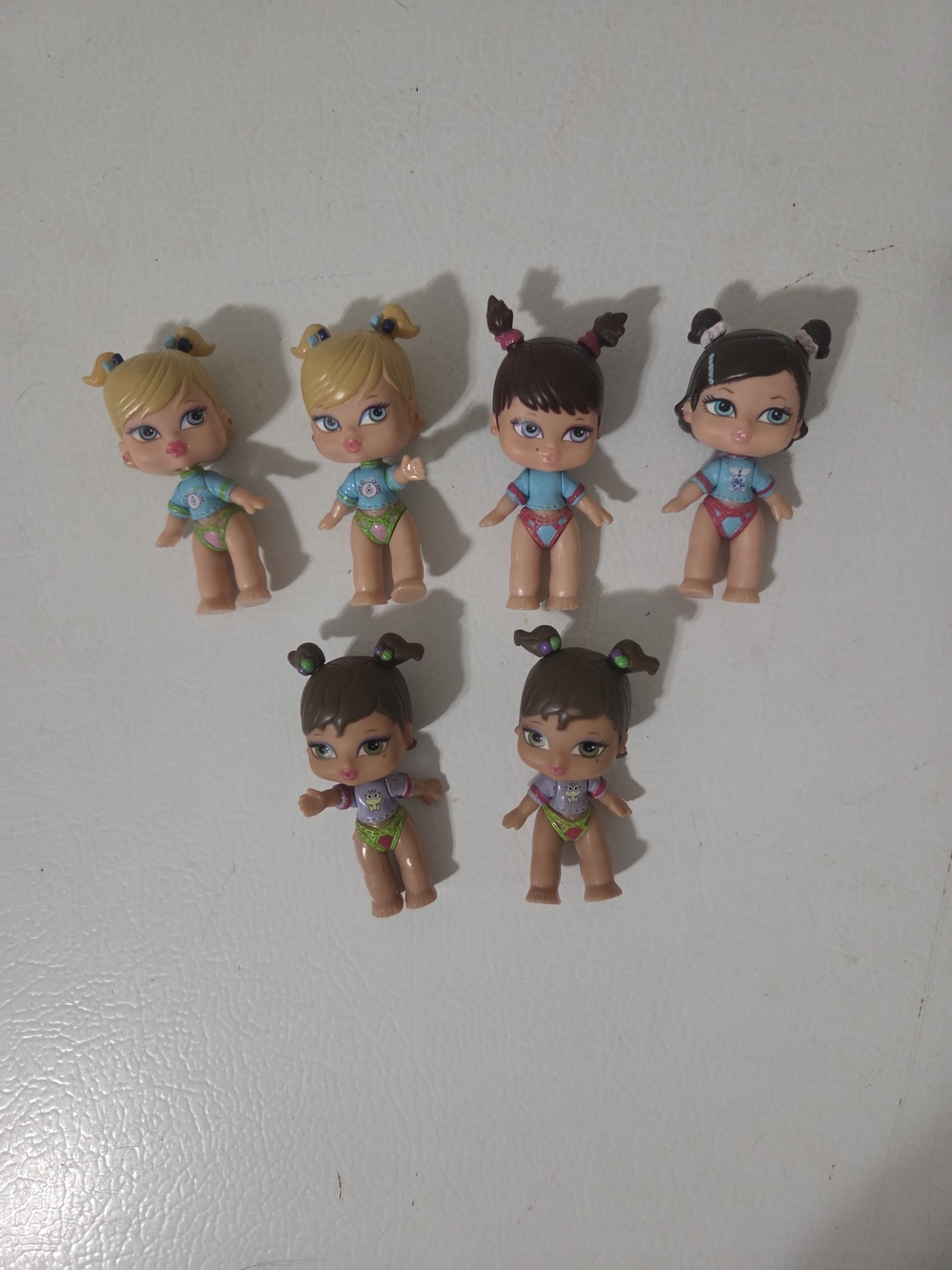Bratz Babyz Babies Doll PVC 2” Figures Set Of 6